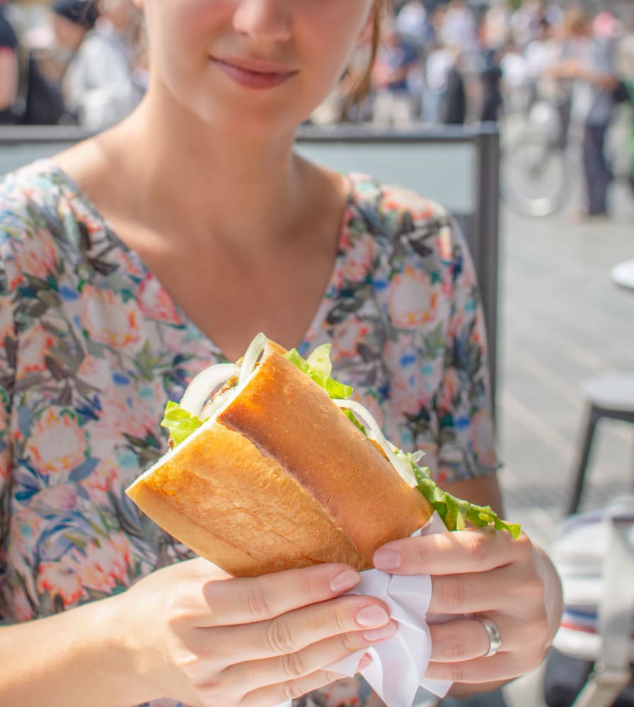 Eat Fish Sandwich in Eminönü